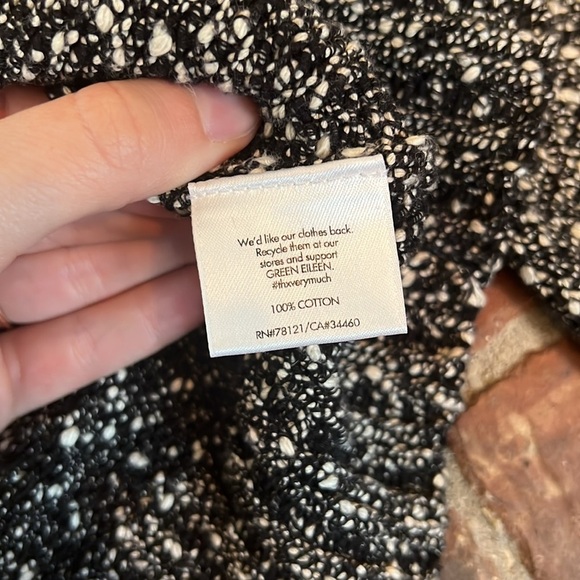 Eileen Fisher Cotton Nubble Pullover Sweater - Picture 3 of 3